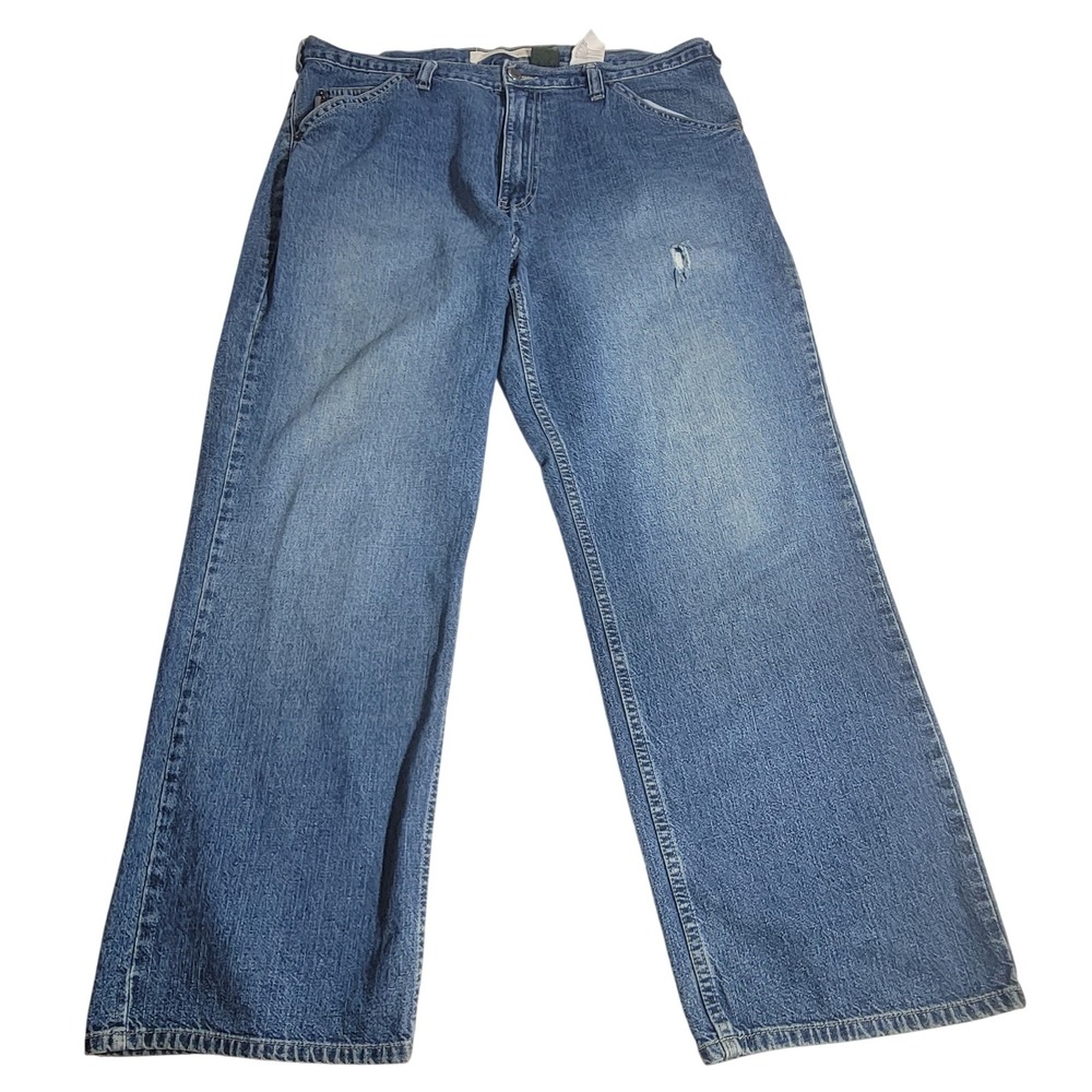 Timberland Vintage Loose Fit Carpenter Jeans Blue Medium Wash Mens 36x30